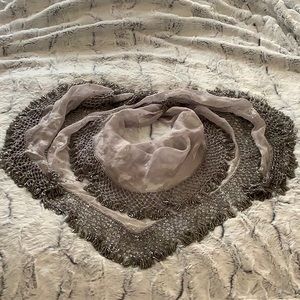 Vintage beaded scarf